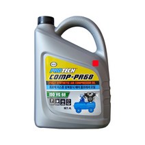 에어 콤프레셔 오일 프로텍 피스톤 왕복동식 합성오일 4L, 1개