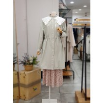 써스데이아일랜드 넥 케이프 코트 T226AJP531W(1271231)