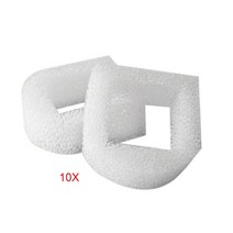 애완 동물 Drinkwell 스테인레스 스틸 360 로터스 아발론 파고다 교체 필터 10p 물 분수 폼 사전