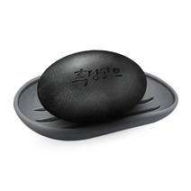 흑당고 비누 마스크 고체 세안팩 110g + 받침대, 1개