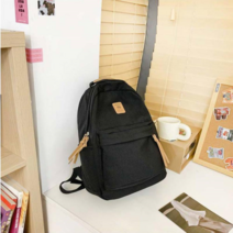 업타운걸스 어번 캔버스 베이지 학생 가방 백팩 스쿨백 캐주얼 베