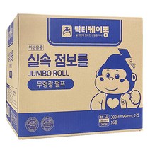 닥터케이콩 고급 실속 점보롤 300m 2겹 16롤, 1개, 본 상품 선택하기