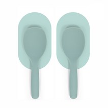 누리모아 실리콘 미니 밥주걱, 민트+민트