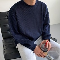 오버핏 하찌 골지 기모 니트 빅사이즈 맨투맨(95~110사이즈) 5513