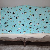 [차앤코코] 짱구 패턴 극세사 담요