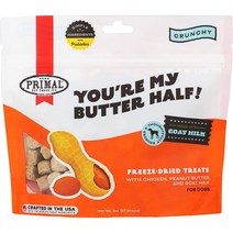 미국 PRIMAL PET FOODS 강아지분유 염소우유 닭고기 & 땅콩 버터 2온스, 상품선택