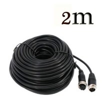 트럭 트레일러용 후방카메라 항공 연장 케이블 3m 5m 6m 7m 10m 15m 32FT 4핀, 2m_12V