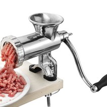 민찌기 고기분쇄기 육절기 스텐 육가공 패티 다짐육, 스틸 클립 고정