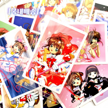 [당일배송] 카드캡터체리 일러스트 포토카드 30매 세트 카캡체 굿즈 클리어카드 사쿠라 샤오랑 포카 사진 엽서 키치 팬시 소품