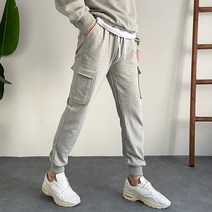 프롬엘 사방스판 사계절 카고 조거 트레이닝 팬츠 빅사이즈까지(4COLOR)