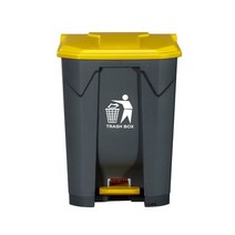 호텔 쓰레기통 상업용 야외 페달 홈 주방 대용량 대형 음식물쓰레기통 3L 음쓰통 휴지통, 120L(블루)