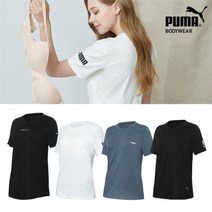푸마 언더웨어 이월 여성 무형광소재 브라프리 라운드 티셔츠 브라캡 내장