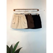 윤스토어 가을 겨울 여성 코듀로이 카고 미니스커트