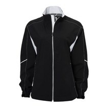 미국정품 FootJoy 여성용 HydroLite 퍼포먼스 레인 재킷, Black, S