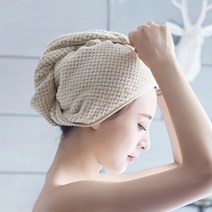 빨리 마르는 드라이 헤어 타올 머리 수건 극세사 1개, 헤어타올_핑크