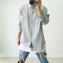 옥스포드남방 빅사이즈셔츠 댄디룩 하객룩 큰옷 4XL