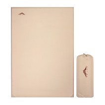 JO-PRO 5cm 자충 에어 매트 HR-1025W 에어매트/매트리스, 베이지