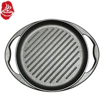 철판구이팬 업소용 스테이크 그릴 캠핑 원형, (옵션2) 25cm