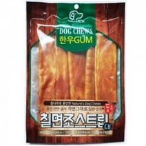 정품 국내산 강아지간식 네츄럴EX 칠면조스트립 대형 팩상품, 1set