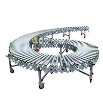 자바라 컨베이어 콘베어 벨트 롤러 택배 물류 상 하차, 스테인리스 스틸 폭 600mm(O-벨트)
