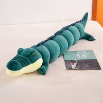 악어 모찌 대형 동물바디필로우인형 안고자는 쿠션 롱쿠션 인형베개, 80cm