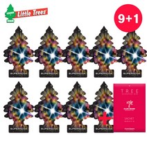 에스진 리틀트리 TREE 차량용 방향제 고급 종이 방향제 슈퍼노바 9+1 베리 꽃 머스크향 명품 새차 선물 걸이형 방향제