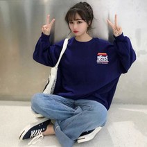 오노마 오노마 ONM 여대생 캠퍼스룩 20대 오버핏 사이즈 데일리 맨투맨 (8187443)