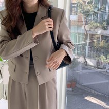 겟잇미 레리나 데일리 기본 버튼 라인 자켓