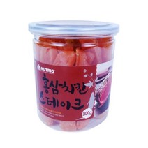 간식 캔 홍삼 치킨 스테이크 300g 강아지통조림 소화잘되는 사료토핑 습식캔 균형잡힌 살코기 기호성좋은