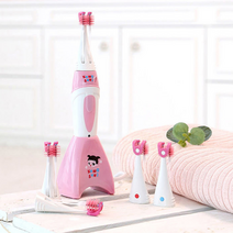 2021 업그레이드 콩순이 어린이 유아 아동 키즈 아기 전동 칫솔 진동 칫솔, 2021 업그레이드 콩순이 전동 칫솔