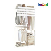 [휴센] 골드 1000R+롤스크린 드레스룸/옷장/행거, 단품