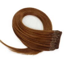 프리티레이디 인모 22인치(57cm) 100가닥(50g) 브릿지 옴브레 연예인 붙임머리, #6