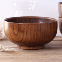 우드 옻칠 볼 (3 사이즈), 대