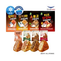 한우물 구운주먹밥 골라담기 100g 20개 드라이아이스포장 치즈닭갈비 소불고기 참치김치마요, 20개입x100g참치김치
