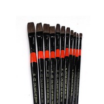 칠성당 790F 반황모 (평붓) 1~20호 수채화 회화 채색 붓, 12호(123050)