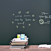 칠판 시트지 블랙 스크린 화이트 보드, 03_블랙 반유광 (PLS-BLB02)(폭)61cm