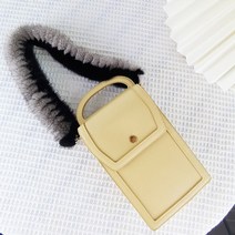 월수금화목토 박민영 최상은 54cm 밍크 스트랩 리어러 폭스 퍼 모피 핸드백 어깨 끈