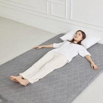 푹신하고 허리 편한 홈트레이닝 접이식 3단 토퍼 매트 바닥 꿀잠 수면 매트리스, 핑크