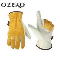 남성용 가죽장갑 드라이빙 군용 얇은 브랜드 명품 OZERO 남성 여성 장갑 모토 크로스 바이커 레이싱 용접 너클 보호 장갑 Guantes 남자 라이딩 작업용 오토바이 방한 겨울