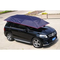 타프 어닝 차박 사이드월 outdoor Car Umbrella Semi-Automatic Awning Tent Auto Smart Insulated Cove, 03 Semi-automatic Blue