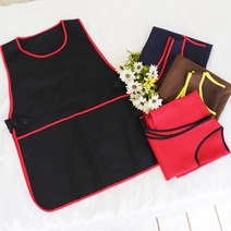 (주)더해피 요양보호사 앞치마 간호 간병 실버용품 복지사 선생님 병원 작업 공방 에이프런, 02. 요양보호사 앞치마-브라운