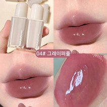Pealy 틴트 립스틱 과즙 틴트 6색 4g, 04# 그레이퍼플