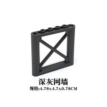도시 집 정원 울타리 인클로저 장벽 사다리 계단 다리 조립 벽돌 가드 레일 부품 나무 난간 친구 블록 장, 22 4 pcs