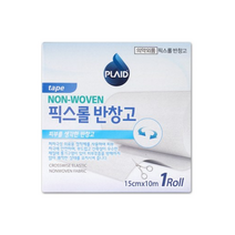 플레이드 픽스롤 반창고 부직점착테이프, 1개