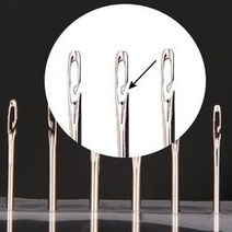 12개입 자동바늘 요술 바늘 실 꿰기 바늘귀 쉬운 끼우기 뚫린