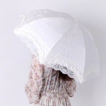 인트롤리 러플 레이스 암막 우양산 자외선 차단 양산 4종