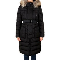 [몽클레어] [명품] 블랙 클로에 라쿤퍼 롱 다운 자켓 KHLOE 1C51202 68065