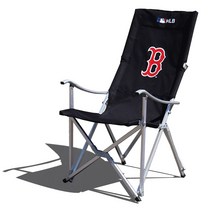 MLB 보스턴 레드삭스 릴렉스 캠핑체어, 블랙