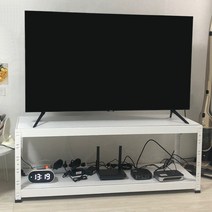 철제 티비 다이 거실장 TV 선반 T22, 1000x600, 900, 블랙