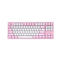 앱코 HACKER K611 텐키리스 카일광축 게이밍 키보드, 핑크 V1 클릭